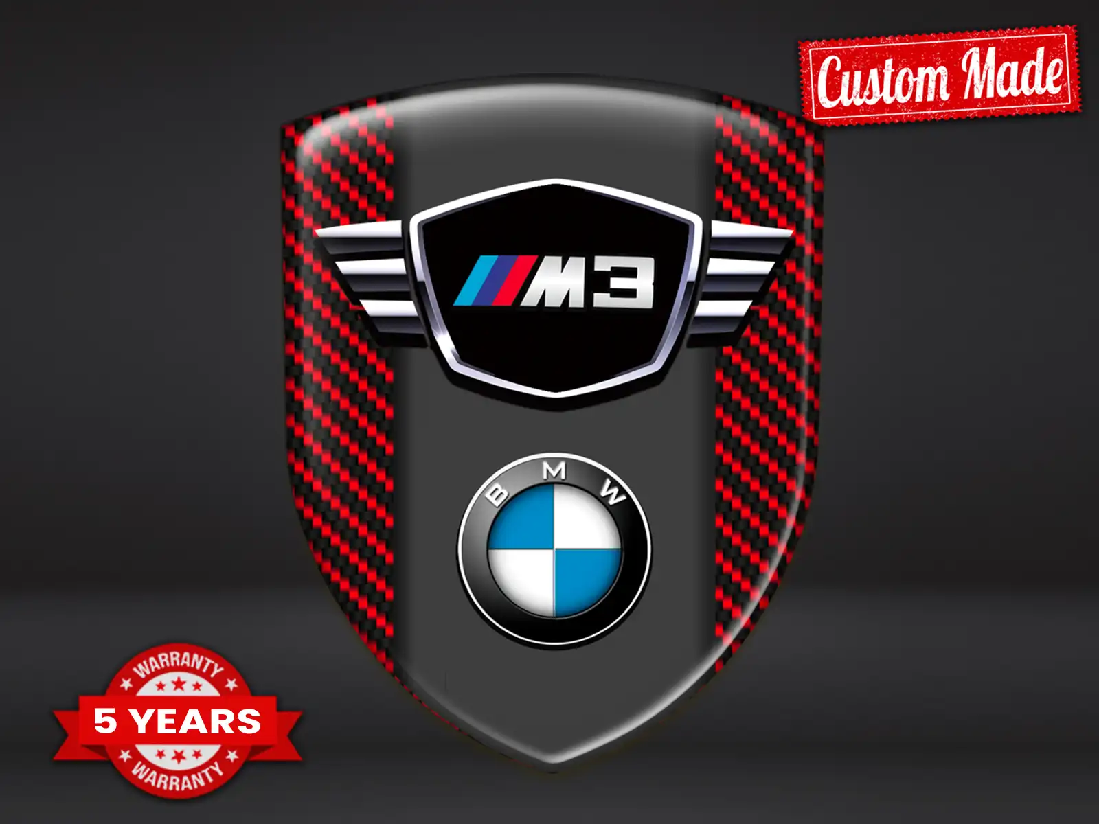 BMW Fenstersticker Limitiert Minimal Professionell